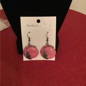 Pink Fashion Jewelry Earrings